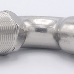 Elbow 90°, Press Fittings, F/external thread 22 mm_3/4" stainless steel