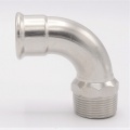 Elbow 90°, Press Fittings, F/external thread | 35 mm_1 1/4"