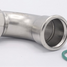 Elbow 90°, Press Fittings, F/external thread | 35 mm_1 1/4"