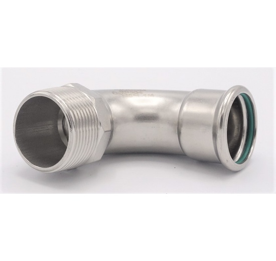 Elbow 90°, Press Fittings, F/external thread | 35 mm_1 1/4"