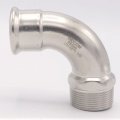 Elbow 90°, Press Fittings, F/external thread | 42 mm_1 1/2"