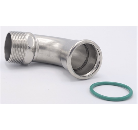 Elbow 90°, Press Fittings, F/external thread | 42 mm_1 1/2"