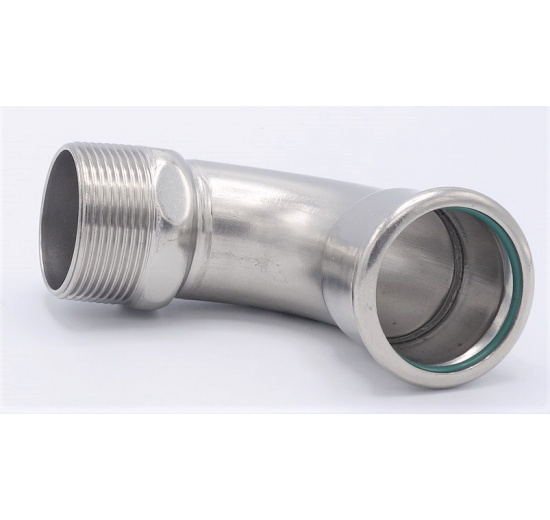Elbow 90°, Press Fittings, F/external thread | 42 mm_1 1/2"