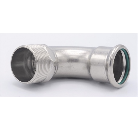 Elbow 90°, Press Fittings, F/external thread | 42 mm_1 1/2"