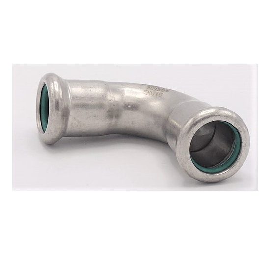 Elbow 90°, Press Fittings, F/F 15 mm, stainless steel