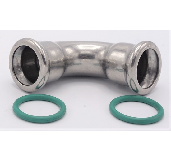 Elbow 90°, Press Fittings, F/F 22 mm