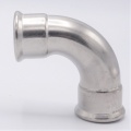 Elbow 90°, Press Fittings, F/F 35 mm