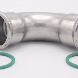 Elbow 90°, Press Fittings, F/F 35 mm