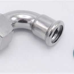 Elbow 90°, Press Fittings F/internal thread 18 mm_1/2"