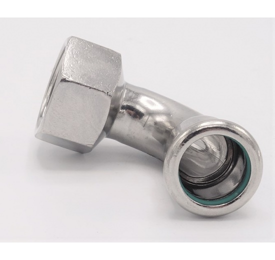 Elbow 90°, Press Fittings F/internal thread 18 mm_1/2"
