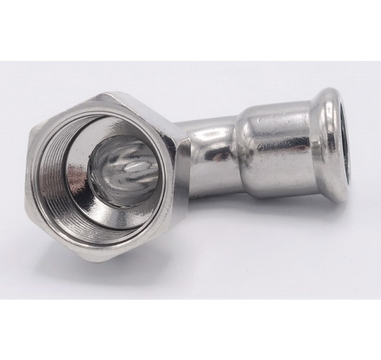 Elbow 90°, Press Fittings F/internal thread 18 mm_1/2"