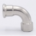 Elbow 90°,Press Fittings, F/internal thread 22 mm_1/2"