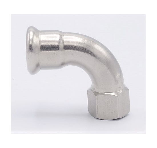 Elbow 90°,Press Fittings, F/internal thread 22 mm_1/2"