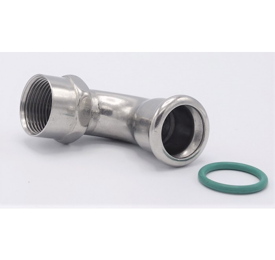 Elbow 90°, Press Fittings, F/internal thread 22 mm_3/4"