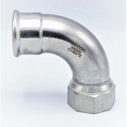 Elbow 90°, Press Fittings, F/internal thread 54 mm_2"