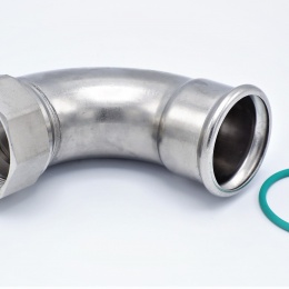 Elbow 90°, Press Fittings, F/internal thread 54 mm_2"