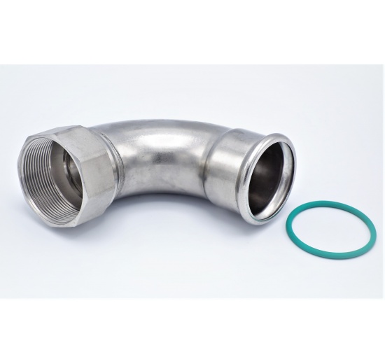 Elbow 90°, Press Fittings, F/internal thread 54 mm_2"