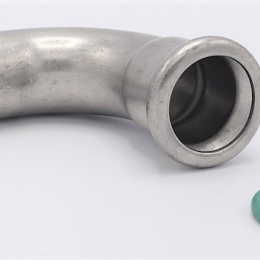 Elbow 90°, Press Fittings, F/M 22 mm stainless steel