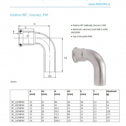 Elbow 90°, Press Fittings, F/M