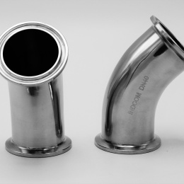 Elbow Clamp 45°| DN40 (40x1,5mm, Clamp Collar 50,5mm)