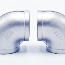 Elbow threaded / type 301_ 90°| 6/4", suitable for joints that do not seal in the thread