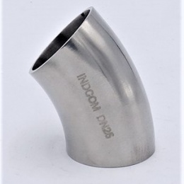 Elbow welded 45° DN25 (28x1,5mm), stainless steel