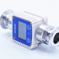 Electronic turbine flow meter with LCD display