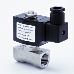 elektromagnetický ventil 2/2, G 1/2", pracovní tlak 0-0,4 MPa