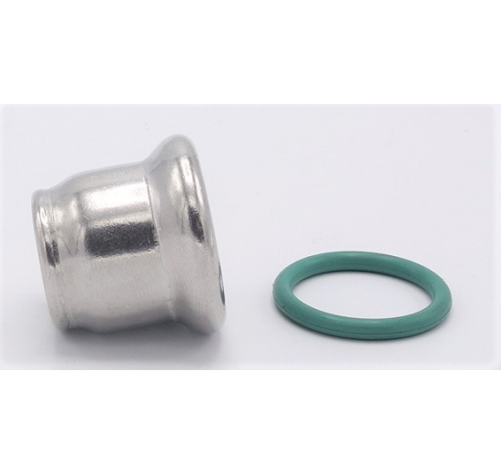 End Cap Press Fittings, Stainless Steel