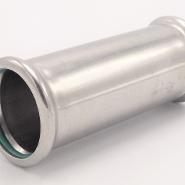 Extended Coupling Press Fittings, Stainless Steel, F/F