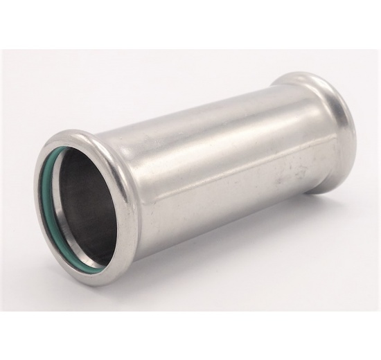 Extended Coupling Press Fittings, Stainless Steel, F/F