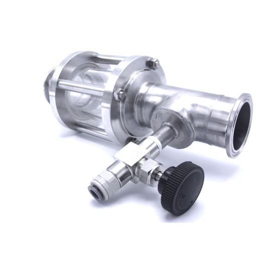 Oxygenation/Aeration Wort saturator to aerate the cooled wort with compressed sterile air before the main fermentation in the tank