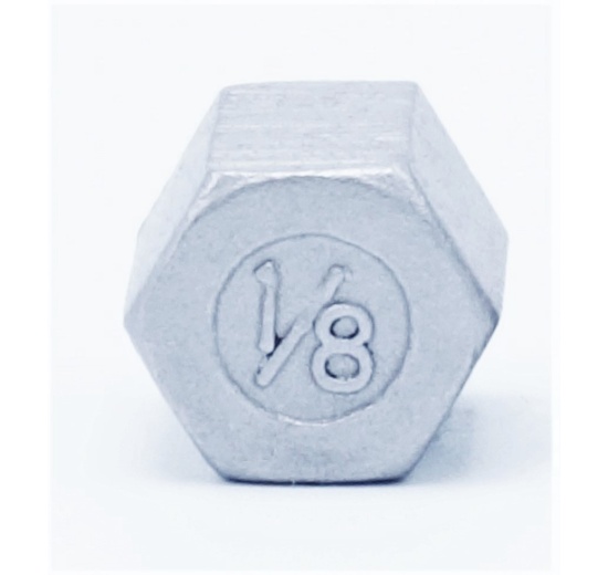 nerezová zátka (záslepka), typ 326, vnitřní závit 1/8"