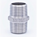 stainless steel Barrel Nipple With Hexagon / type 340, 1/2"