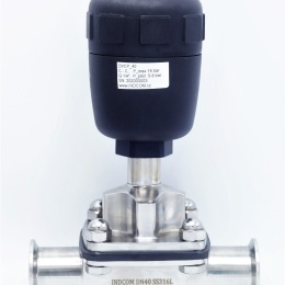 Pneumatically Operated Diaphragm Valve, CLAMP Connection DN40