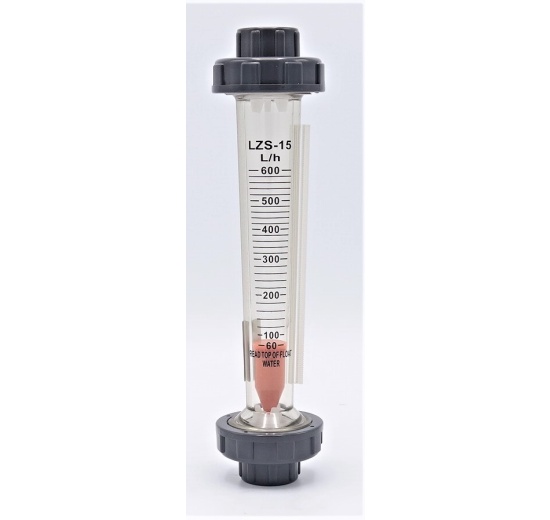 Rotameter (flowmeter) Plastic - Glued Joint - BSP female thread connection