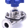 Diaphragm valve, clamp C-C, DN20 (CLAMP 50.5 mm)