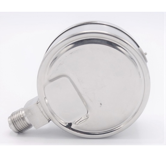 Stainless steel pressure gauges - the bottom (radial) connection, dial 100 mm | 0 - 2,5 bar (1/2")