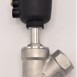 Pneumatically-operated Valves, Angle Seat - 45° G-thread 1 1/2"