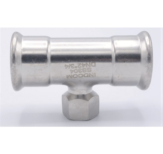 T Piece, Press Fittings F/F(internal thread) /F 42_3/4"_42