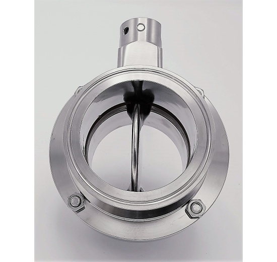 Stainless steel butterfly valves, CLAMP type C-C DN80(K106)