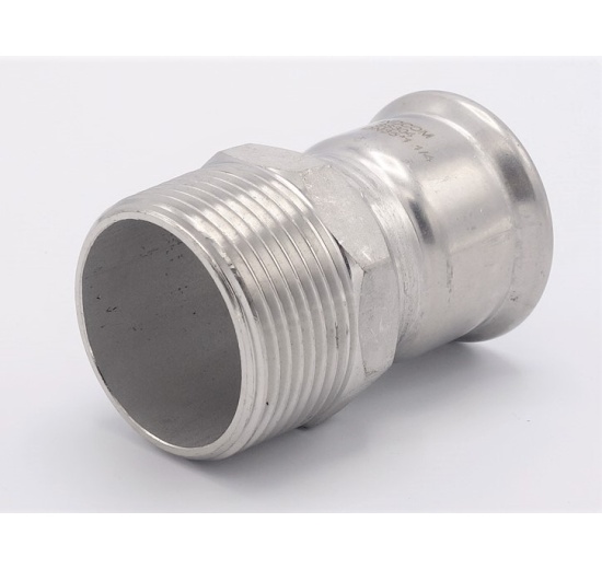 Pressing Reducer Stainless Steel /external thread (threaded adapter) |35 mm_1 1/4"