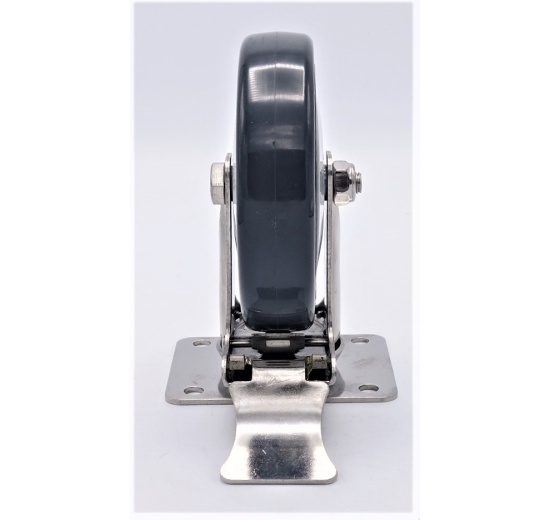 Transport Casters, stainless steel, diameter 125 mm