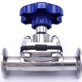 Manually operated diaphragm valves, clamp type C-C