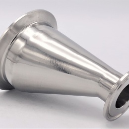 Reduction excentric, clamp | DN65/25