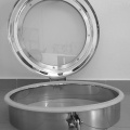 stainless steel Non-pressure manhole with sight glass | DN500