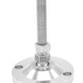 Stainless steel legs, height adjustable, with joint D100 M16 100 mm