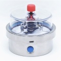 Stainless steel pressure gauge with electrical contacts
