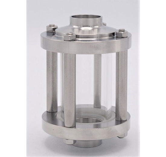 Straight sight glass, welded S-S, type B