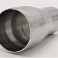 Concentric reducer, welded S-S, long | DN 65/50, stainless steel fittings